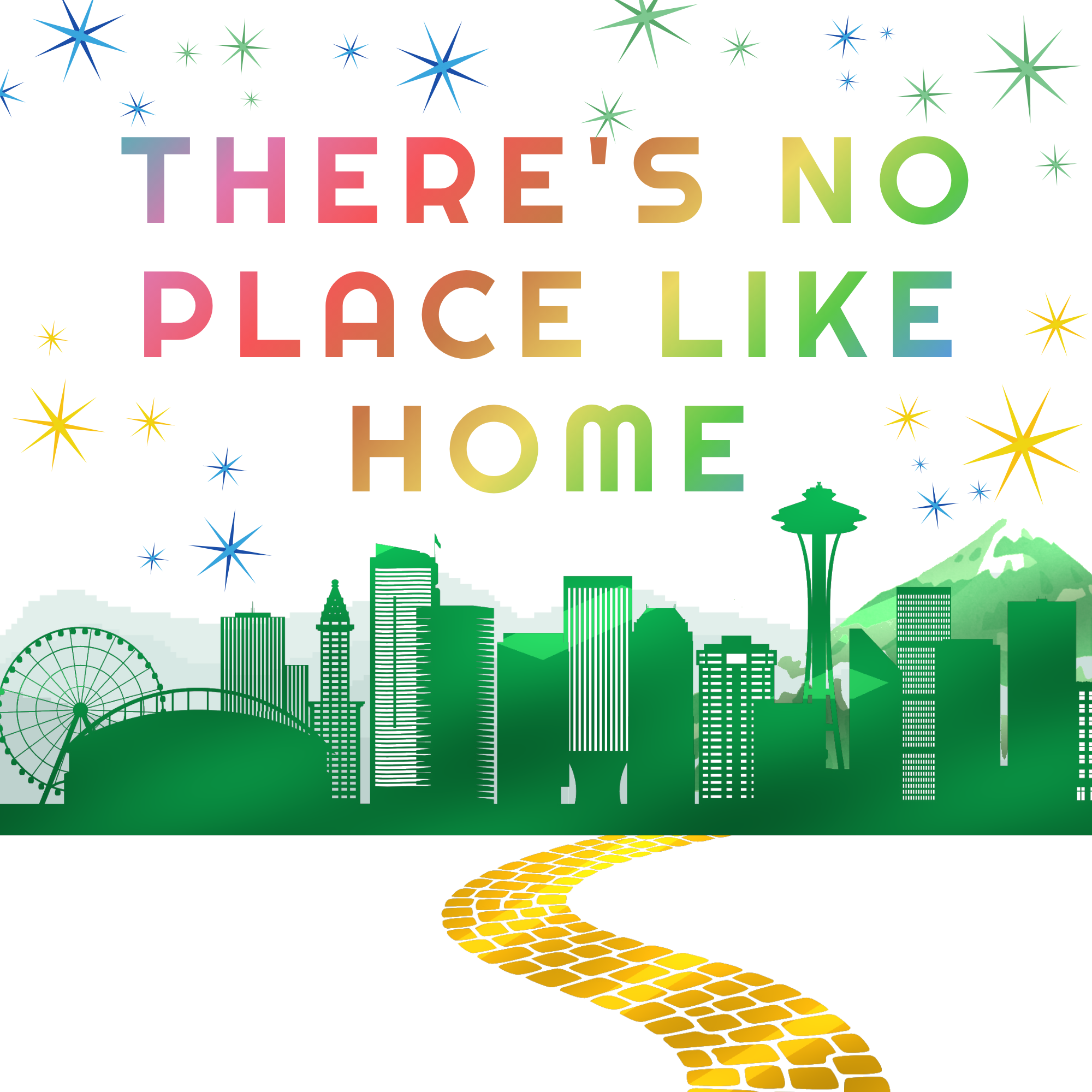 This is the hero image for the home page of the site. Our official "There's No Place Like Home" logo.
